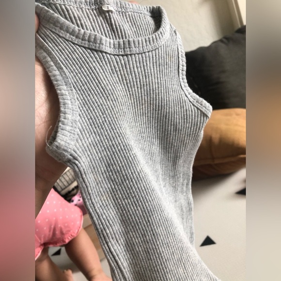 Baby girl bundle of two ribbed jumpsuits,Short sleeve & sleeveless•••CUTE - Picture 5 of 5